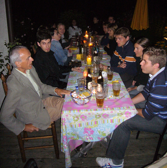 Barbecue party after Dobberstein's seminar